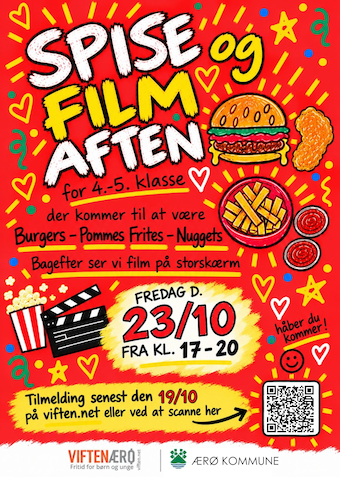SPISE og FILMAFTEN - Klik for at tilmelde dig
